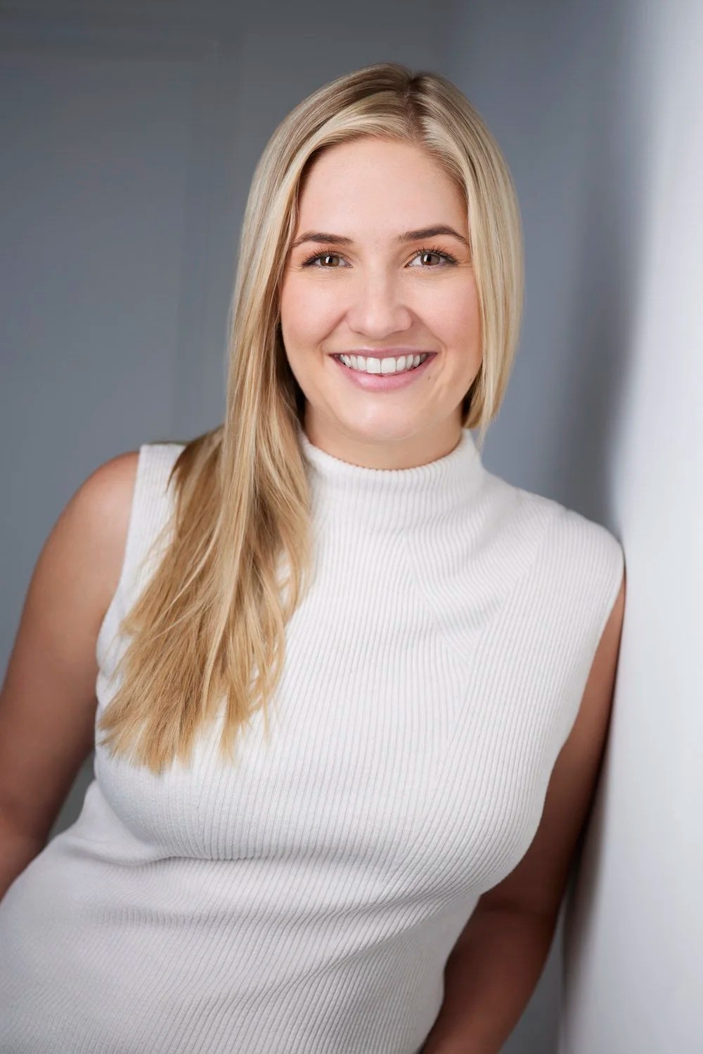 Robyn Geer, professional headshot in Ryan Parker Photography's Edmonton studio