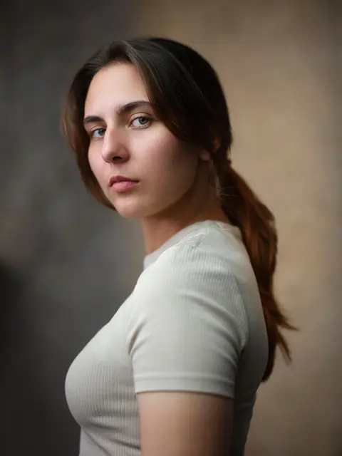 Amina Abbasova, actor headshot, Edmonton
