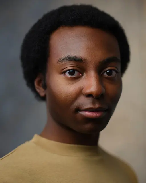 Andréus Wallace, actor headshot, Edmonton