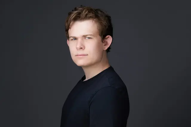 Andrew Domanski, actor headshot, Edmonton