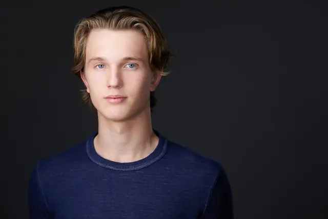Cale Ambrozic, actor headshot, Edmonton
