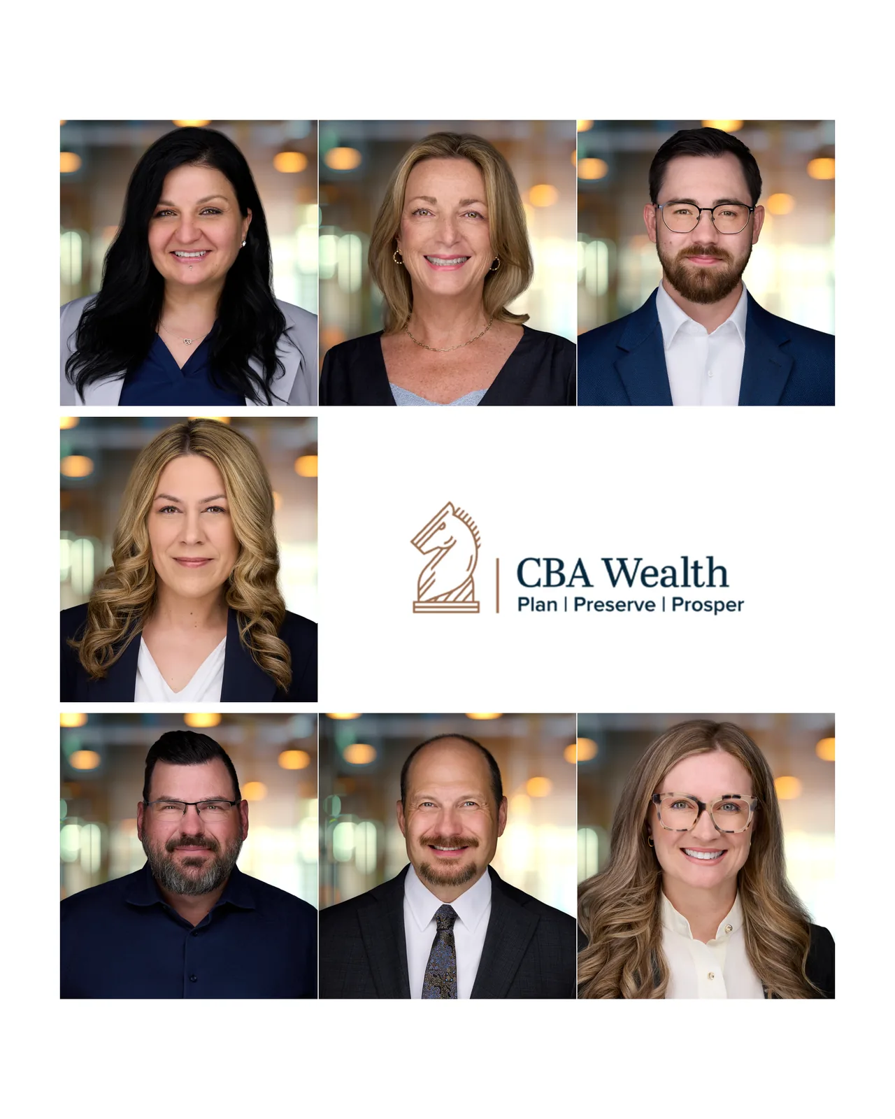 CBA Wealth — the whole team, one matched set