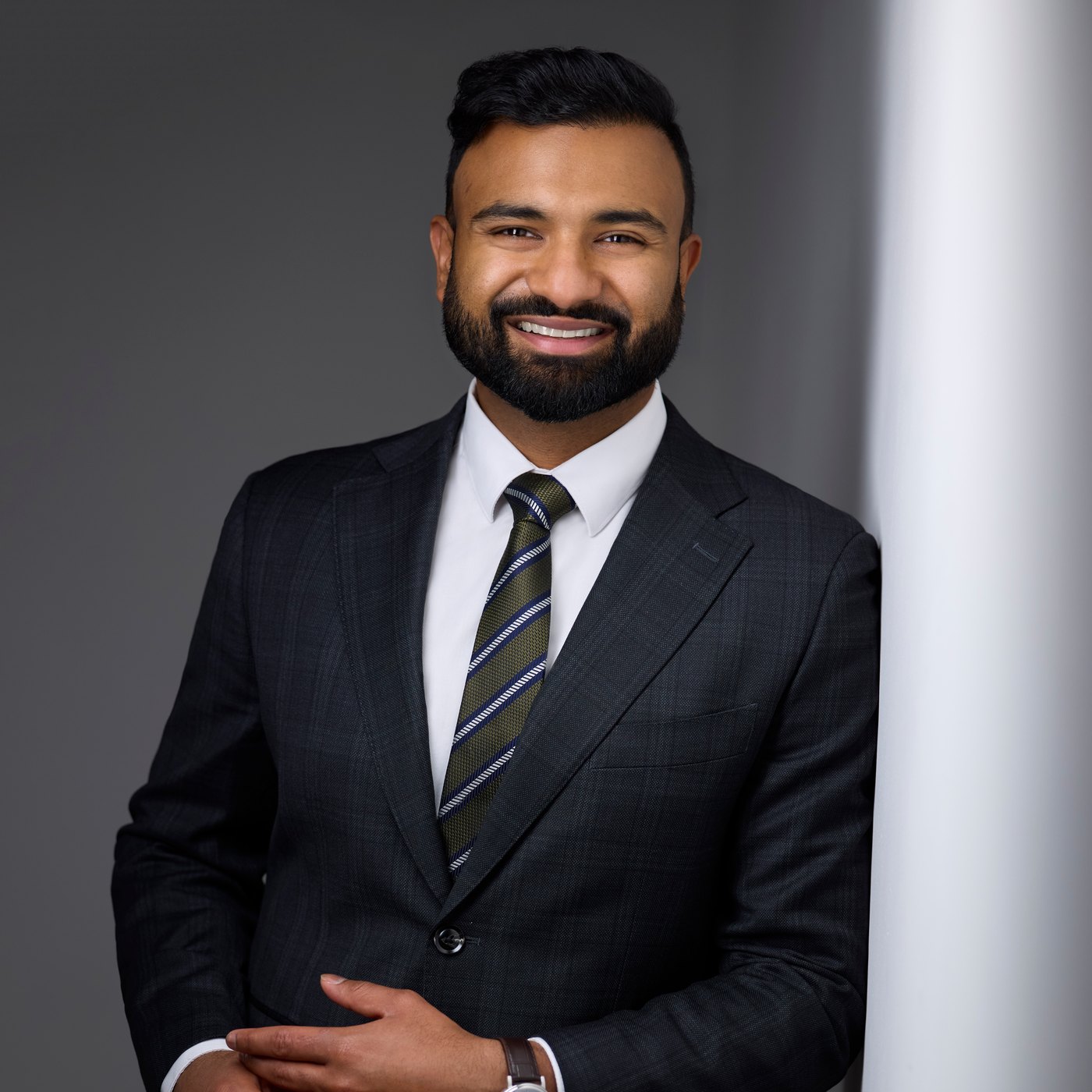 Nitin Garg, corporate headshot, Edmonton