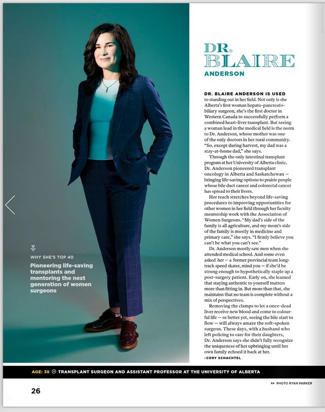 Dr. Blaire Anderson’s page
