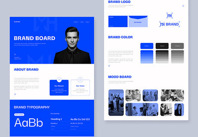 Photo — brand mood board or style guide reference