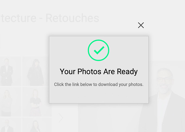 Photo — finished headshot gallery / delivery example