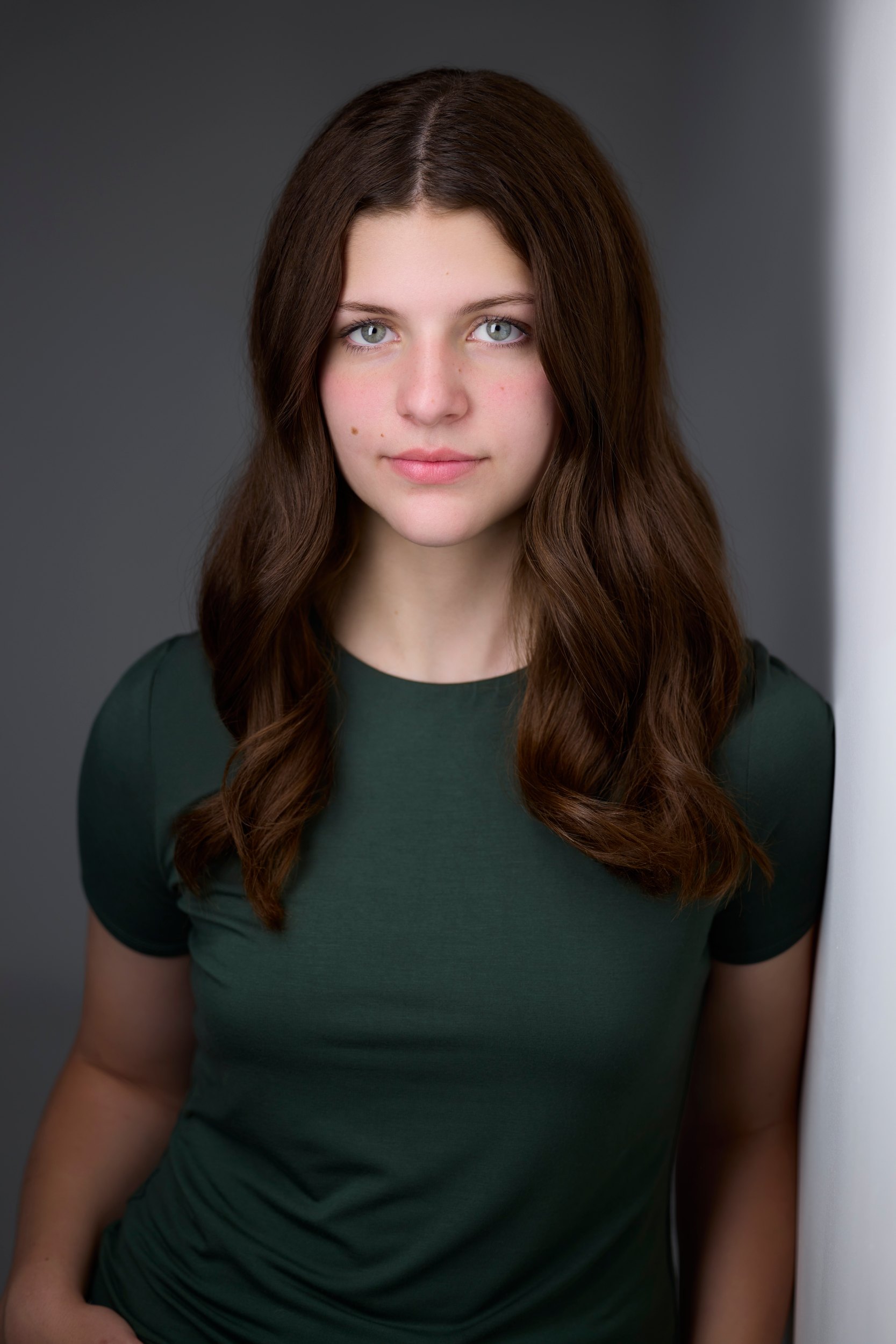 The same session, a green tee