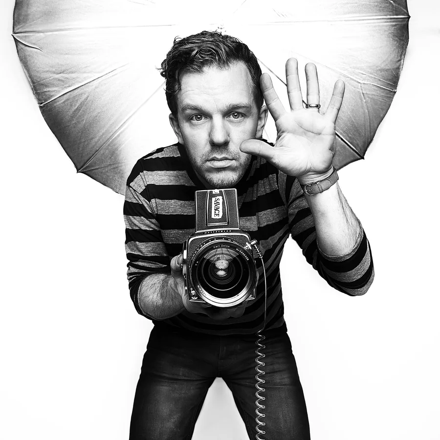 Ryan Parker's re-creation of Platon's portrait of Platon