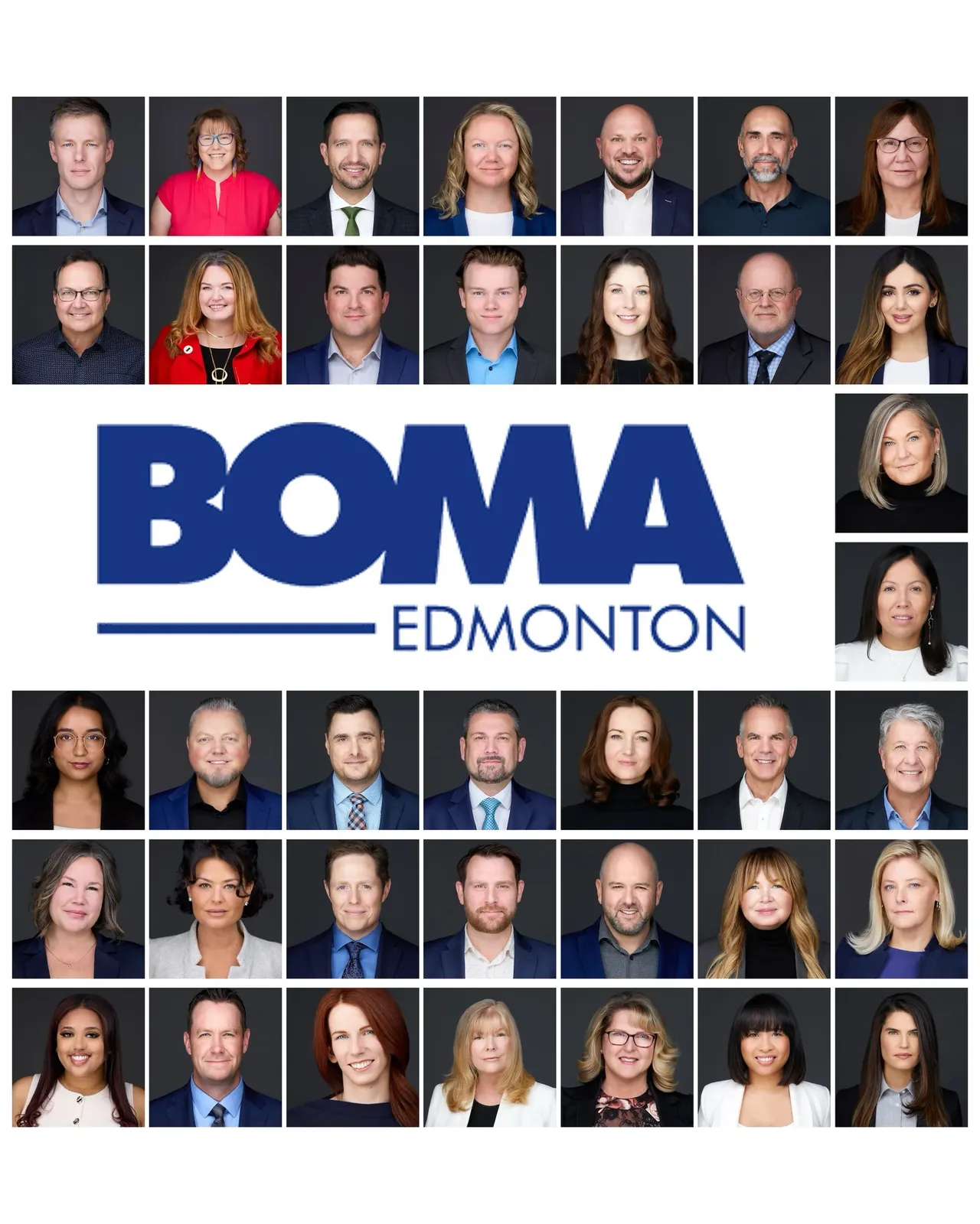 BOMA Edmonton — a full set of matched member headshots, Edmonton